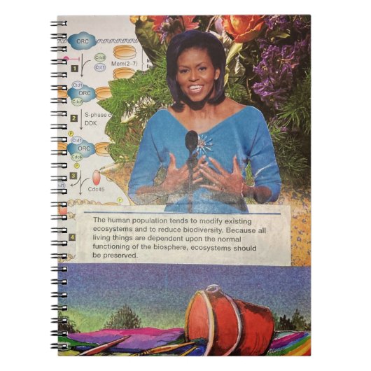 Spilled Truths A Collage of Science Society Hope ノートブック (正面)