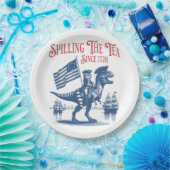 Spilling The Tea Since 1773 Cute Quote ペーパープレート (パーティー)