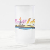 SpillLifeすりガラスのマグカップクール – 見る。 フロストグラスビールジョッキ (中央)