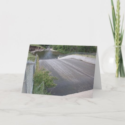 Spillwayハバー、モンタナ カード (正面)