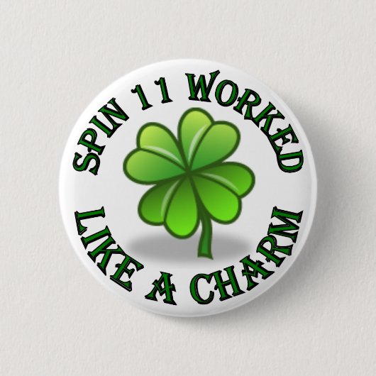 Spin11はボタンを働かせました 缶バッジ (正面)