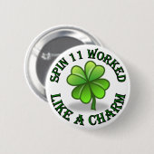 Spin11はボタンを働かせました 缶バッジ (正面&裏面)