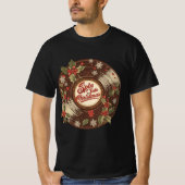 Spin Into Christmas – Fun Holiday Design Tシャツ (正面)