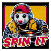 SPIN IT-OPOSSUM DJ 3 ポスター (正面)