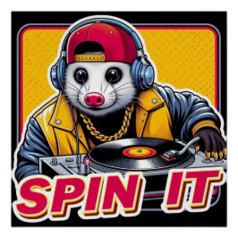 SPIN IT-OPOSSUM DJ 3 ポスター