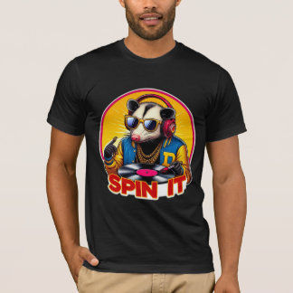 SPIN IT-OPOSSUM DJ 6 Tシャツ