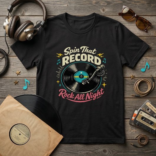 Spin That Record Tシャツ