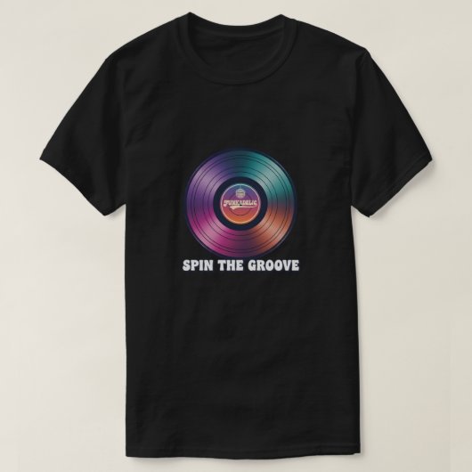Spin the groove tシャツ (デザイン正面)
