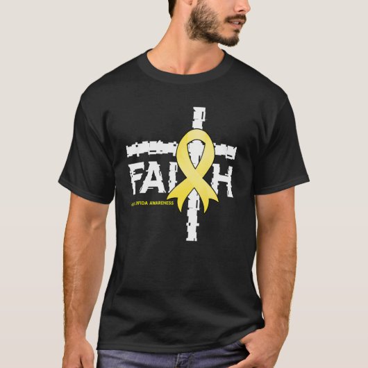 Spina Bifida Awareness Christian Faith & Cross 1 Tシャツ (正面)