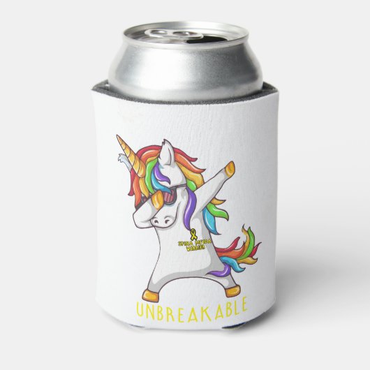 SPINA BIFIDA Warrior Unbreakable 缶クーラー (缶裏面)