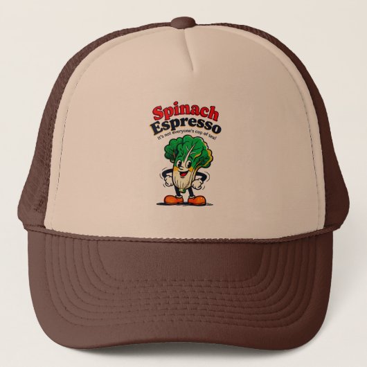 Spinach Espresso Hat キャップ (正面)