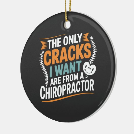 Spinal Alignment and Posture Recovery セラミックオーナメント (左)