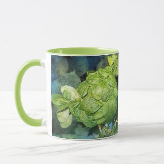 Spinatwachtel マグカップ (左)