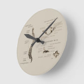 Spine ラウンド壁時計 (傾斜)