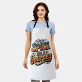 Spine Care Journey and Body Alignment エプロン (着用した状態)