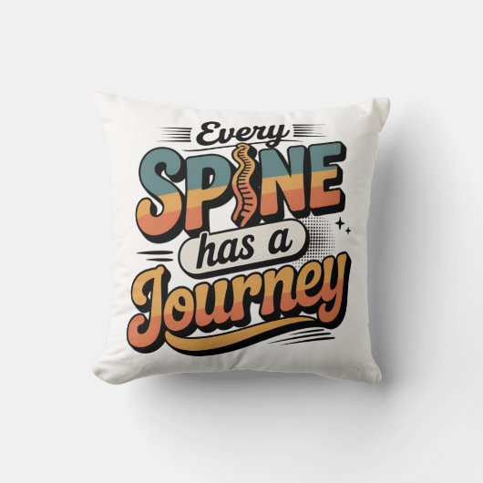 Spine Care Journey and Body Alignment クッション (正面)
