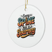 Spine Care Journey and Body Alignment セラミックオーナメント (左)