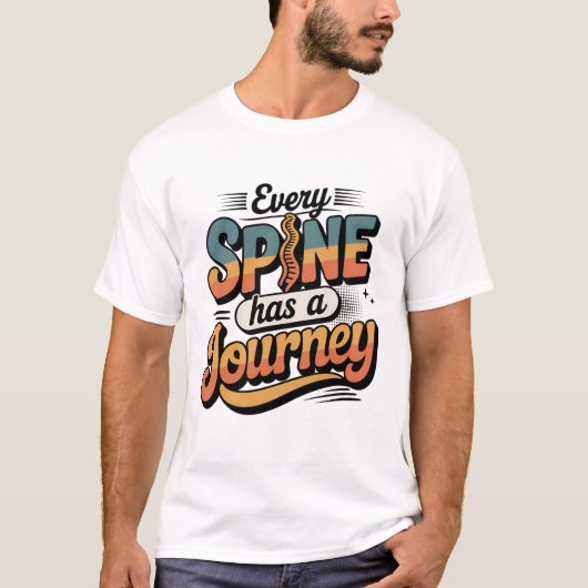 Spine Care Journey and Body Alignment Tシャツ (正面)