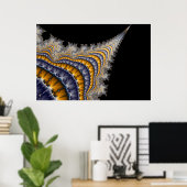 Spine_fractal ポスター (ホームオフィス)