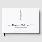 Spine Logo Chiropractor Doctor ゲストブック (正面)