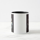 spinetを遊んでいる女性およびflautist マグカップ (中央)