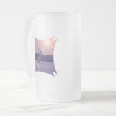 Spinnakerのヨットによって曇らされるビールのジョッキ フロストグラスビールジョッキ (正面左)