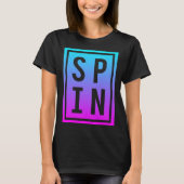 Spinning Class Saying Spin Workout Exercise Bike F Tシャツ (正面)