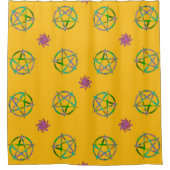 Spinning Sun Magic シャワーカーテン (正面)