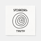 Spinning Truth スタンダードカクテルナプキン (正面)