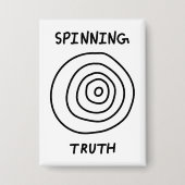 Spinning Truth 缶バッジ (正面)