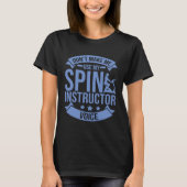 Spinning Wheel Workout Bike Fitness Exercise 4 Tシャツ (正面)