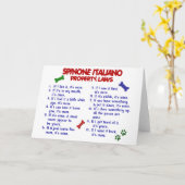 SPINONE ITALIANOの特性の法律2 カード (黄色い花)