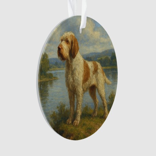 Spinone Italiano オーナメント (正面)