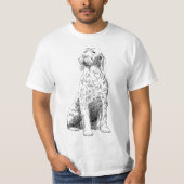 Spinone Italiano Dog  Tシャツ (正面)