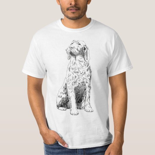 Spinone Italiano Dog  Tシャツ (正面)