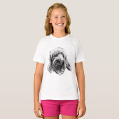 Spinone Italiano Ink Art T-Shirt Tシャツ (正面フル)