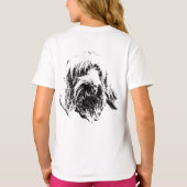 Spinone Italiano T-Shirt – Dog Head Portrait Tシャツ (裏面)