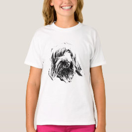 Spinone Italiano T-Shirt – Dog Head Portrait Tシャツ
