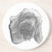 Spinone Stillness – Artisan Coaster コースター (正面)