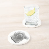 Spinone Stillness – Artisan Coaster コースター (側面)