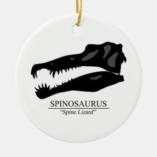 Spinosaurusのスカル セラミックオーナメント