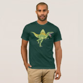 Spinosaurusの恐竜のTシャツ Tシャツ (正面フル)