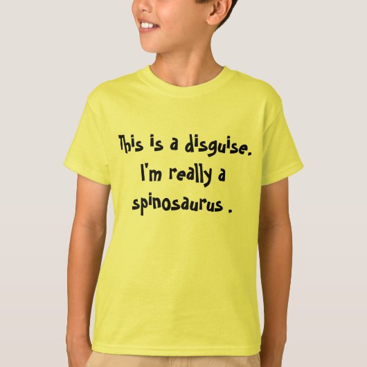 Spinosaurusの衣裳 Tシャツ (正面)