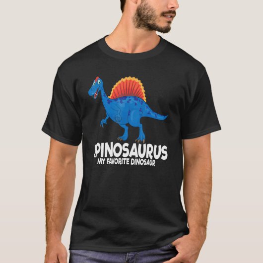 Spinosaurus私の恐竜お気に入りのの子供Spinosaurus Tシャツ (正面)