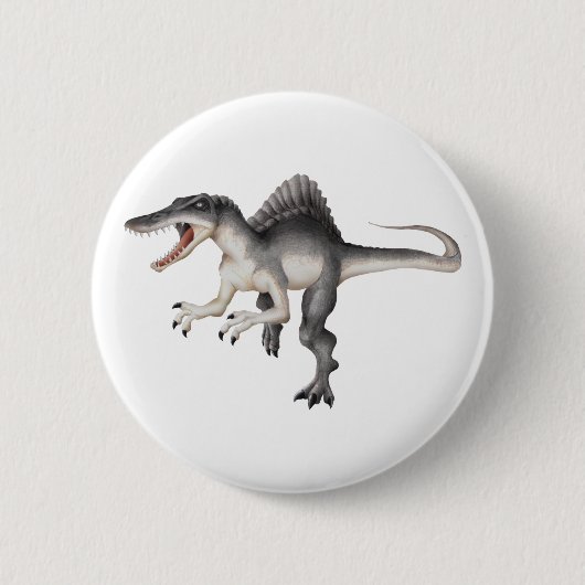Spinosaurus 缶バッジ (正面)
