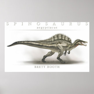 Spinosaurus aegyptiacus ポスター