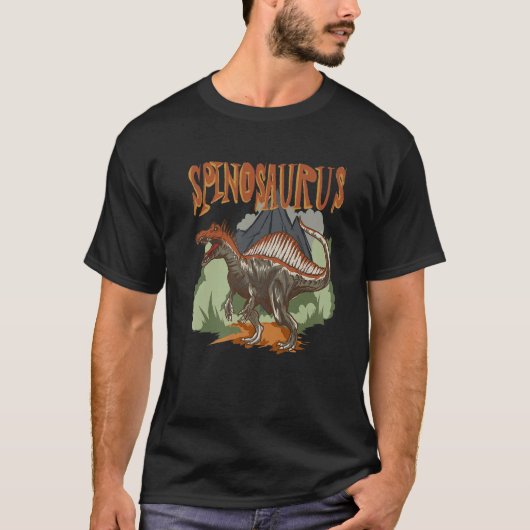 Spinosaurus  Dino  Dinosaur Identification Tシャツ (正面)