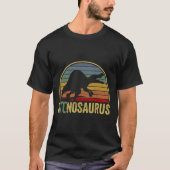 Spinosaurus - Dinosaur Pi Day Funny Math Pun  Tシャツ (正面)