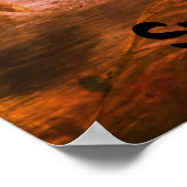 Spinosaurus Dinosaur Vivid Bedroom Wall ポスター (角)