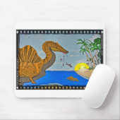 Spinosaurus Mouse pad cretaceous beach Film Strip マウスパッド (マウス)